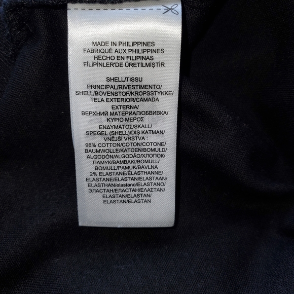 Lauren Ralph Lauren Velvet Black Straight Leg Trousers - Picture 8 of 9